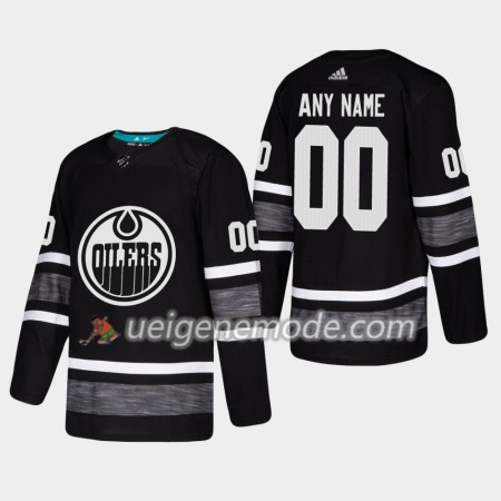 Herren Eishockey Edmonton Oilers Trikot Custom 2019 All-Star Adidas Schwarz Authentic
